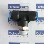 153114 Festo Push-in T-fitting Qst-3/8-12 - R 3/8 , 87 Psi=6 Bar Lot Of 3 Pcs. Fixed Price $35.80.