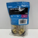 Watts Lf4724r-141410 Brass Push To Connect Aqualock Reducing Tee 3/4" - 1/2" Cts. Fixed Price $25.00.