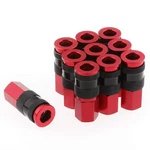 Wynnsky Air Hose Fitting, Amt Style Universal 10pcs Female Coupler, Red. Fixed Price $38.76.