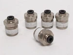 226035 New-no Box; Legris 31755314 Lot-5 Brass Connectors; 1/8"ptc X 1/4npt. Fixed Price $17.72.