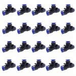 Closmos Pneumatic Blue Push To Connect Tee Union Fitting 6mm X Od T.... Fixed Price $24.42.