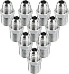 10 Pack Hydraulic Hose 3/8" Jic Male X Npt Male, Silver. Fixed Price $28.88.