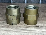 Parker Pipe Coupling Adapter 1-gg-s (1" Nptf X 1" Nptf) Lot Of 2 & Port. Fixed Price $18.49.