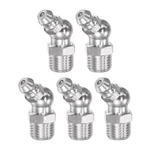 201 Stainless Steel 45 Degree Grease Fitting M10x1mm Accessories, 5pcs. Fixed Price $10.36.