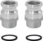 Safby 2 Pcs Aluminum Global Type F Cam And Groove Hose Fitting, Plug X Npt Male. Fixed Price $15.20.