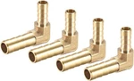 Uxcell 8mm To 6mm Barb Brass Hose Fitting 90 Degree Elbow Pipe Connector Coupler. Fixed Price $23.95.