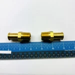 Lot Of 2 Parker 68hb-10-8 Brass Hose Barb Fittings 5/8" (i.d.) X 1/2" Threa. Fixed Price $34.95.