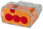 100 Pack Ideal 3 Port, 18 To 12 Awg, Push-in Wire Connectors, Orange. Fixed Price $23.34.