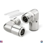 Tailonz 304 Stainless Steel 90 Male Elbow Fitting, 1/2" Tube Od X 3/8" Npt, 5. Fixed Price $52.93.