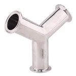 Dernord Tri Clamp Wye End True Y Type Cross Tee Tube Stainless Steel 30.... Fixed Price $67.14.