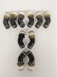 *pk Of 10* Smc 3/8 Ptc X 1/2-14 Male Npt 45 Elbow - P/n Kv2k11 37s. Fixed Price $32.85.