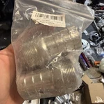 Jenswill 1-1/2"(40mm) Hose Barb To 1-1/2" X Npt Male, Silver. Fixed Price $25.00.
