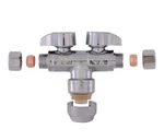 Sharkbite 1/2" X 3/8" Od Comp Dual Shut-off Valve 1642699 New. Fixed Price $24.99.