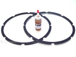 10" Pro-grade Speaker / Subwoofer Chip Gaskets - Adhesive Incl 2 Pack. Fixed Price $17.95.
