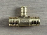 25 Pieces Xfitting 3/4'' X 1/2'' Pex B Reducing Tee Brass. Fixed Price $40.00.
