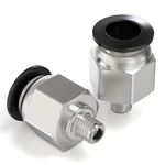 Tailonz Pneumatic Male Straight 6mm Tube Od X M6 Thread Push To Connect Fittings. Fixed Price $13.91.
