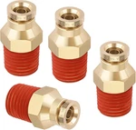 1/4" Quick Push To Connect Fittings Brass Union Straight Joint Dot Approved For. Fixed Price $20.85.
