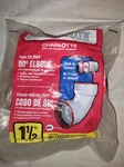 Connectite Charlotte 1 1/2" Pvc Dwv 90 Degree Elbow Push Fit Quick Attach New. Fixed Price $10.99.