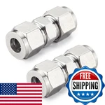 Yoebor Metalwork Metric 304 Stainless Steel Compression Tube Fitting Union. Fixed Price $14.11.