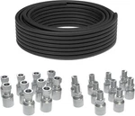 100 Ft 1/4 Inch Hydraulic Hose With 20pcs 1/4" Jic 37 Female & Nptf Black. Fixed Price $282.99.
