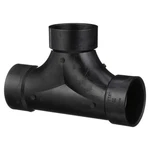 Charlotte Pipe 3 In. Abs Dwv Hub X 2-way Cleanout. Fixed Price $17.99.