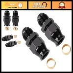 8an Male Flare To 1/2" Compression Fitting Adapter - Straight Aluminum, 2 Pack. Fixed Price $43.99.