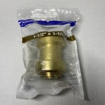 Jones Stephens C77404lf 1-1/2" Plumbite Push On Coupling - Brass New. Fixed Price $27.98.