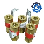 New Husky Lot Of 5 1/4 In. X Npt Female Brass Industrial Coupler 989 765. Fixed Price $22.36.