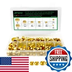 Japtend 325pcs Brass Compression Sleeves Ferrules Fittings Assortment Kit 3/4. Fixed Price $38.50.