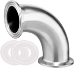 Beduan Elbow 90 Degree 1-1/2" Tube Od Stainless Steel 38mm, Silver. Fixed Price $17.30.