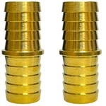 2pcs Brass 7/8"barb Hose Fitting Metals Splicer Mender Union Euqal Barbedcoupler. Fixed Price $13.41.