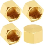 4pcs Brass 1/2 Inch Npt Caps Outer Hex 1/2" Female Thread 1/2npt-4pcs. Fixed Price $17.58.