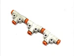 Smc Kq2t03-00a Union Tee Fitting 5/32" Push-in Tube Lot Of 3. Fixed Price $17.09.
