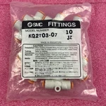 10x Smc Kq2t03-07 Union Tee Different Diameter 1/4 , 5/32 Push-to-connect. Fixed Price $40.00.
