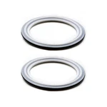 Hfs(r) 2pcs 3" Tri Clamp Gasket, Ptfe Envelope Gaskets With Fkm Filler. Fixed Price $14.99.