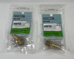 Everbilt Lfa-192 Brass Hose Barb Adapter Lot Of 2 1/4" Id X Mip. Fixed Price $4.25.