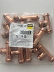 Viega 77387 Propress Tee -copper 3/4" Zero Lead Fitting (pack Of 10) S6. Fixed Price $69.00.