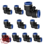 Bwintech 10pc 10mm 90 Push Connect Pneumatic Fitting Air Line Adapter. Fixed Price $20.00.