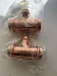 (2 Pieces) 1-1/2 X1 Viega Propress Tee 77467 Pro Press. Fixed Price $50.00.