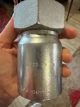 Parker 77 Series High-pressure Hydraulic Hose Fitting Part #: 1c977-38-20. Fixed Price $159.00.