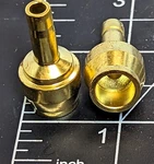(2) 1/2" Port X 1/4" Tube Connectors Brass, 4pc8-b Parker Swage B-811-pc-4 Of36. Fixed Price $12.85.