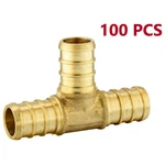 Efield 100pcs 1/2" X Pex Tee Barb Crimp Brass Fittings ,lead Free. Fixed Price $98.60.