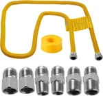 Mcampas 72" Flexible Stainless Steel Gas Line For Dryer, 72 Inch, 72inch. Fixed Price $38.43.