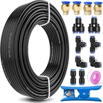 Mxuteuk 5/16" Air Line Tubing Kit,5/16 Inch(8mm) Od X (8mm) Od, Black. Fixed Price $27.46.