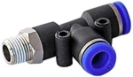 10pc Mettleair Mtd 8-02 Push To Connect Male Run T Fitting, 8 Mm Od, 1/4" Bspt R. Fixed Price $31.49.