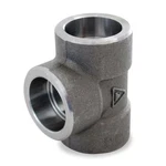 Tee Tee, 1" Pipe, Socket Weld, Black Forged Steel, Class 3000, 1mnr3. Fixed Price $18.69.