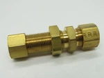 Parker 62cbh-6 Copper Compression Bulkhead Union Fitting 3/8" Tube Nop. Fixed Price $14.13.