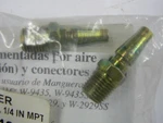 New Lot Of 2 3m High Pressure Air Hose Fittings W-3186-2 1/4" Mnpt A4. Fixed Price $20.00.