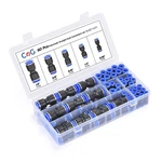 Cgele 60pcs Quick Connect Air Hose Fittings 5/32 1/4 5/16 3/8 60 Pcs, Black. Fixed Price $23.23.