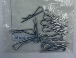 Lot Of 12 Alfa Laval Hook Clip, Clamps, Roll Type Cotter Pin Clip Genuine Parts. Fixed Price $17.86.
